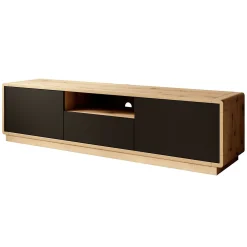 Acuna - TV-Meubel - Zwart/eiken - 180 cm