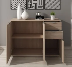 Adita 3 - Dressoir - Licht eiken - 107x35x75 cm