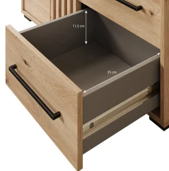 Adyson - Dressoir - Eiken - 93x40x82 cm