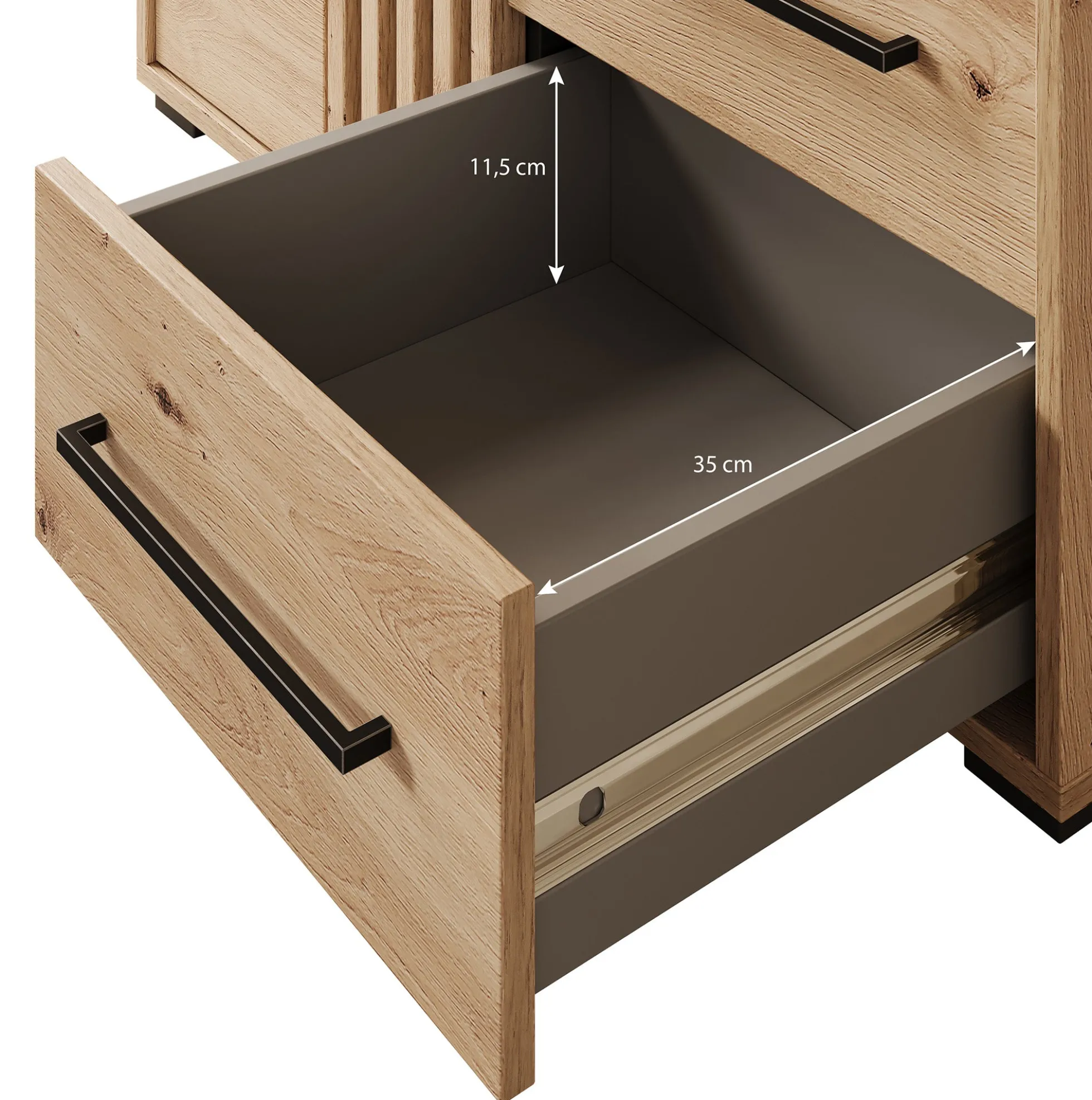 Adyson - Dressoir - Eiken - 93x40x82 cm