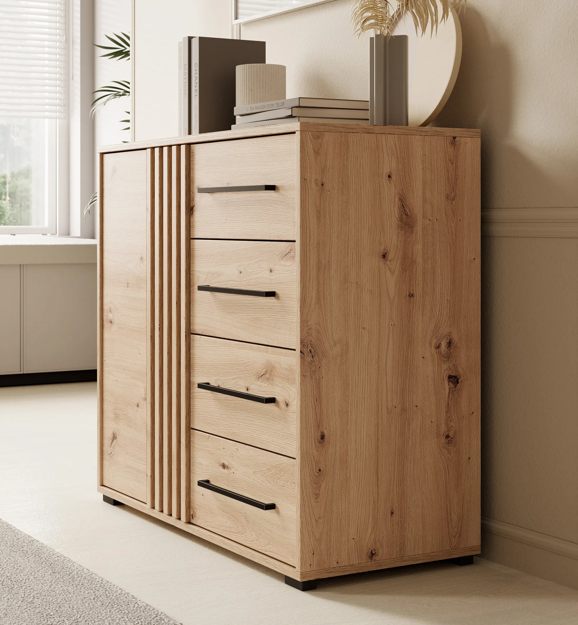 Adyson - Dressoir - Eiken - 93x40x82 cm