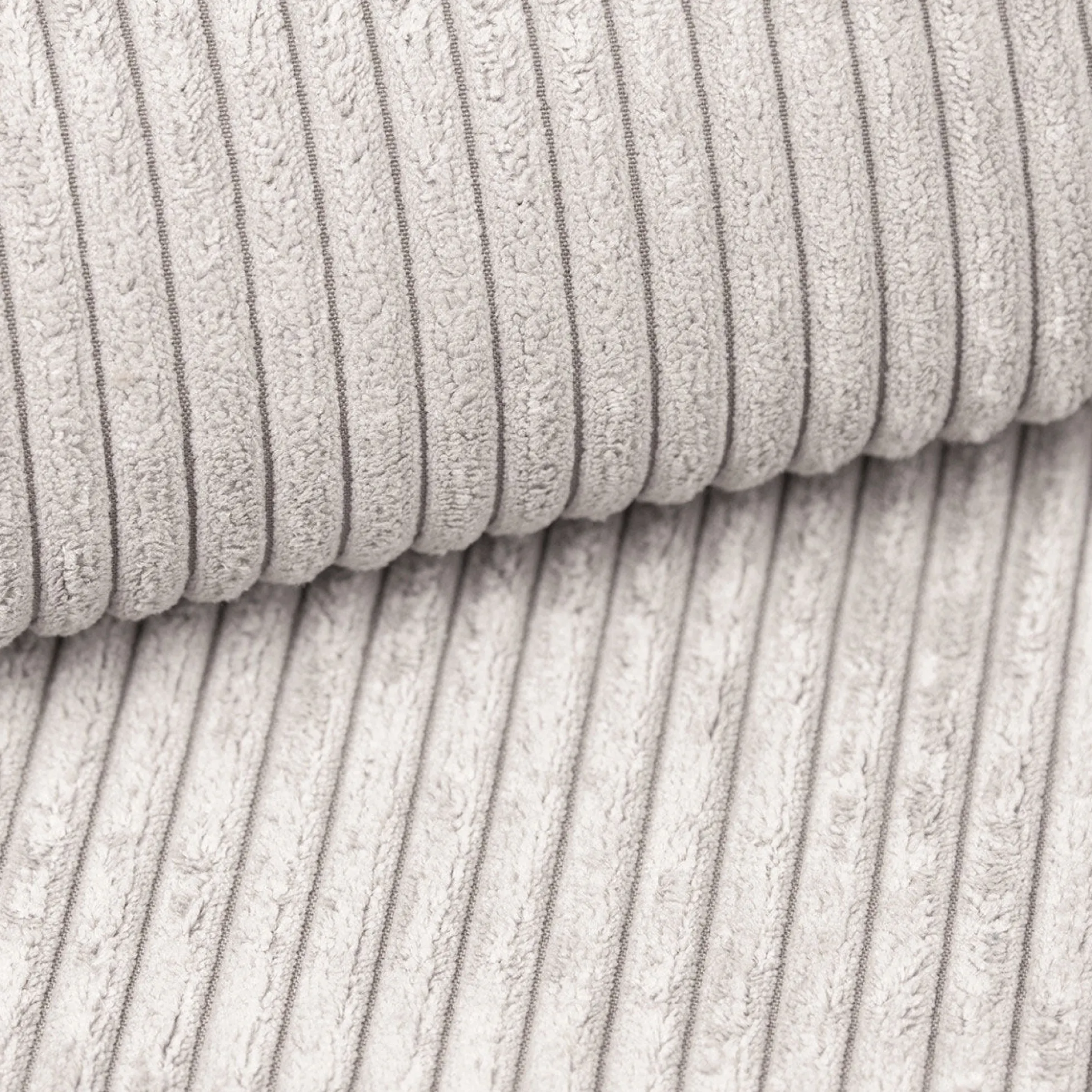 Alberta - Hoekbank 3-zits met slaapfunctie - Ribstof beige - Links - 2