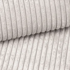 Alberta XL - Hoekbank 5-zits met slaapfunctie - Ribstof beige - Rechts