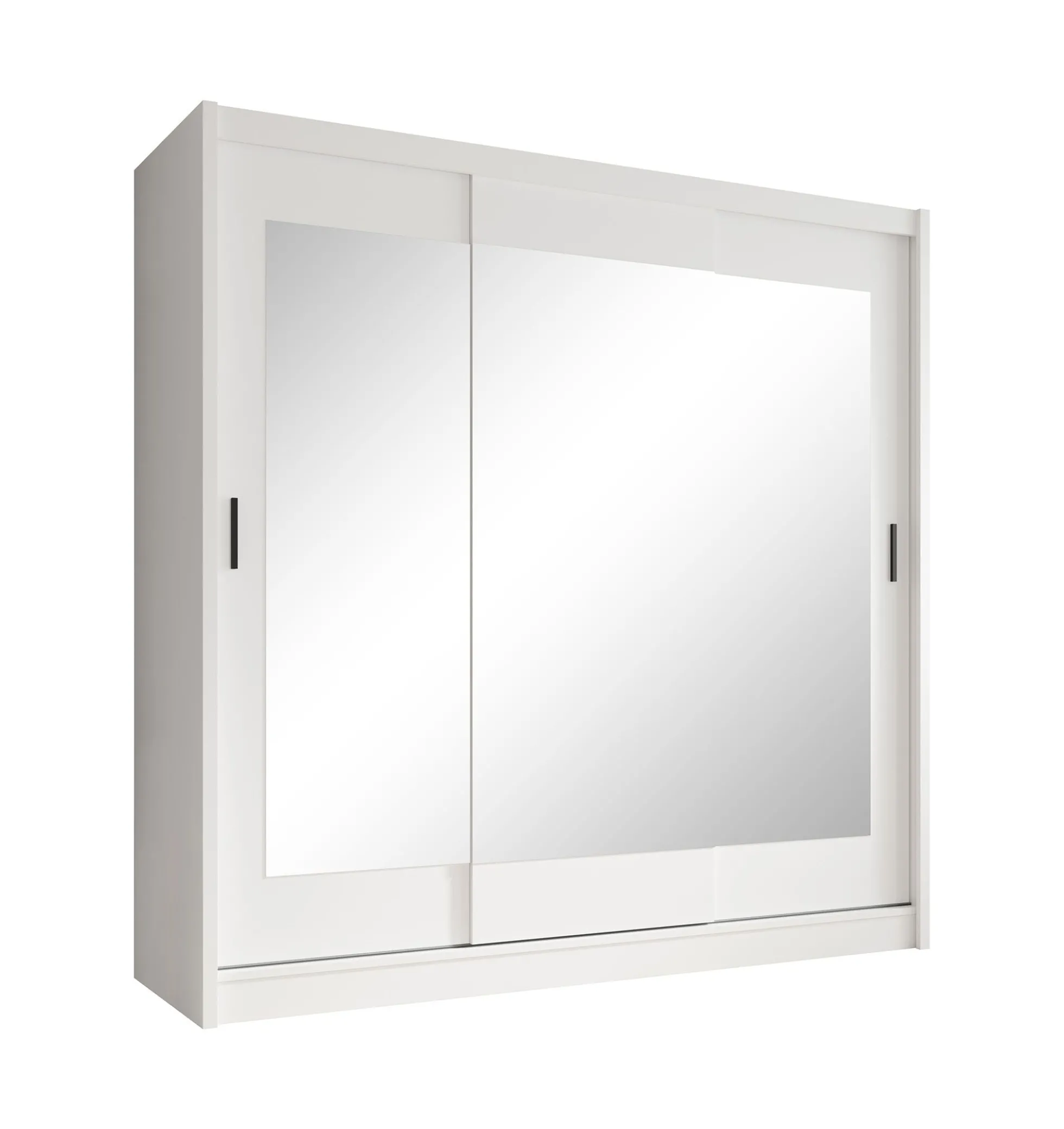 Alcamo 2 - Kledingkast met schuifdeuren - Wit - 205x63x205 cm
