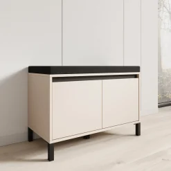 Alessa - Schoenenkast - Beige - 80x40x57 cm