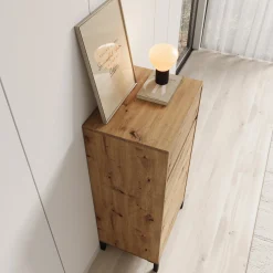Alessa - Schoenenkast - Eiken - 55x40x110 cm
