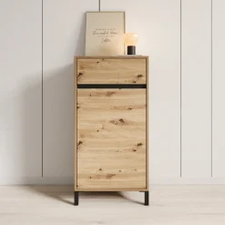 Alessa - Schoenenkast - Eiken - 55x40x110 cm