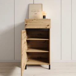 Alessa - Schoenenkast - Eiken - 55x40x110 cm