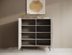 Alex - Dressoir - Beige - 101x42x106 cm