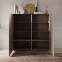 Amber - Dressoir - Beige - 125x35x122 cm