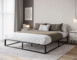 Andrea - Tweepersoonsbed - Metaal zwart - 180x200 cm
