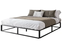 Andrea - Tweepersoonsbed - Metaal zwart - 180x200 cm