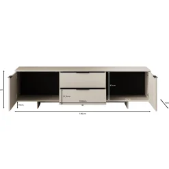 Ankara - TV-Meubel - Beige - 180 cm