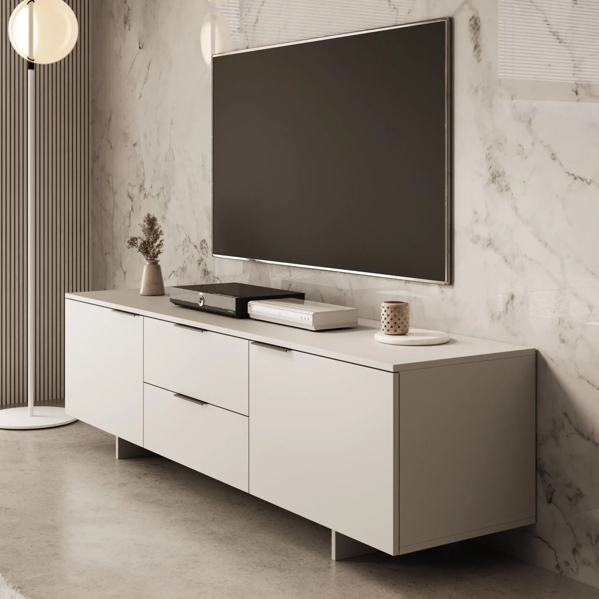 Ankara - TV-Meubel - Beige - 180 cm