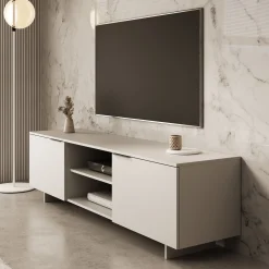Ankara - TV-Meubel met 2 deuren - Beige - 180 cm