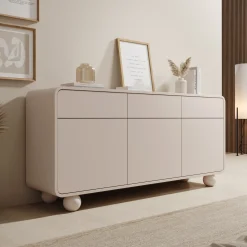 Anobo - Dressoir - Beige - 160x39x75 cm