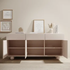 Anobo - Dressoir - Beige - 160x39x75 cm