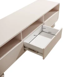 Anobo - TV-Meubel - Beige - 160x39x44 cm