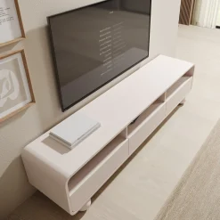 Anobo - TV-Meubel - Beige - 180x39x44 cm