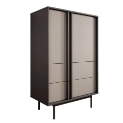 Antigo - Dressoir - Beige/Antraciet - 83x43x127 cm