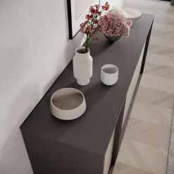 Antigo - Dressoir - Beige/Antraciet - 163x43x87 cm