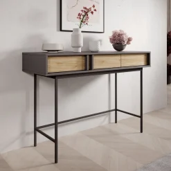 Antigo - Kaptafel - Eiken/Antraciet - 123x43x83 cm