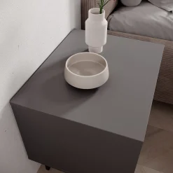 Antigo - Nachtkastje - Eiken/Antraciet - 53x43x53 cm