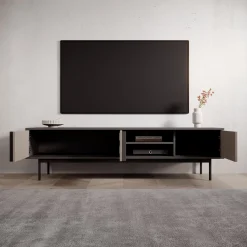 Antigo - TV-Meubel - Beige/Antraciet - 163x43x43 cm
