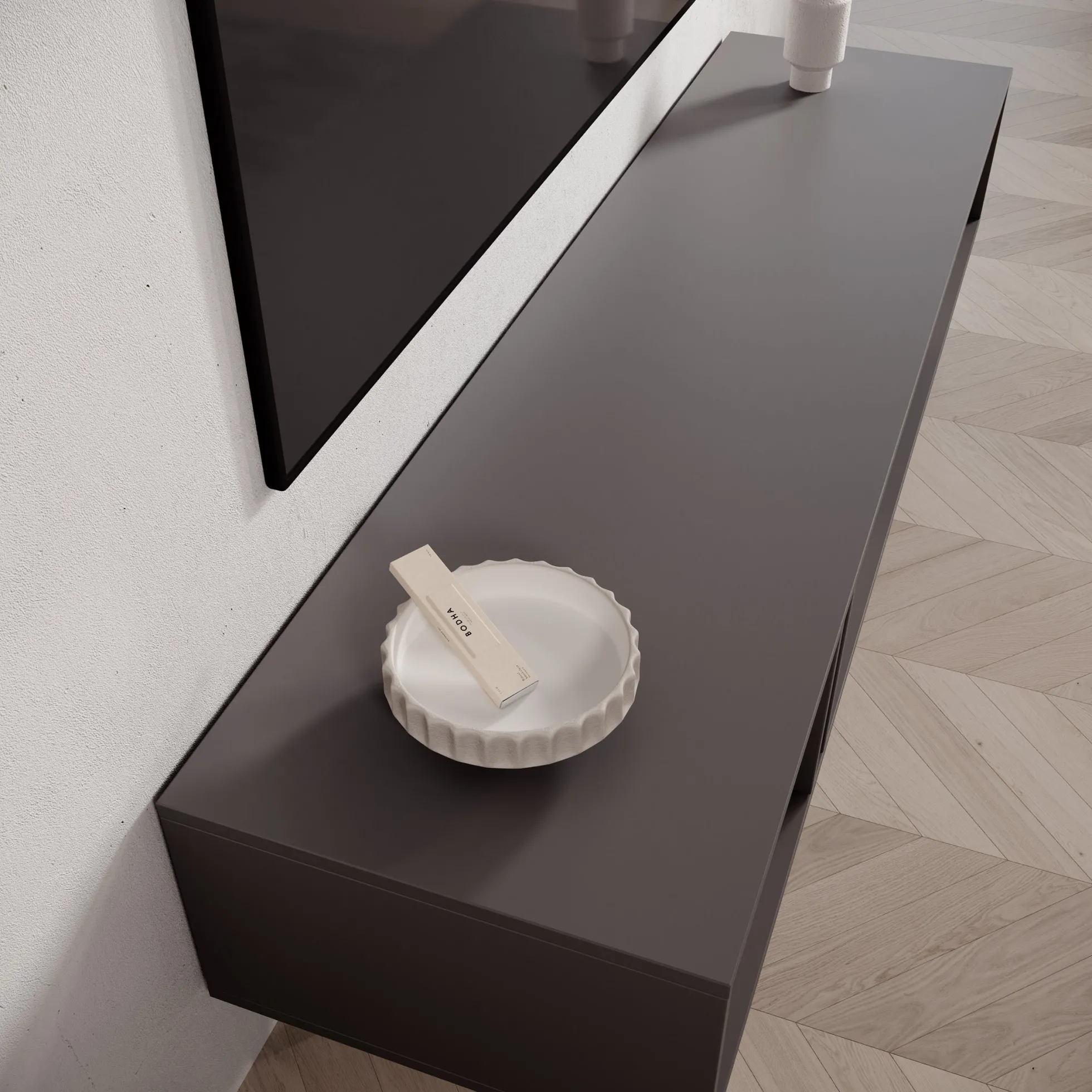 Antigo - TV-Meubel - Beige/Antraciet - 163x43x43 cm