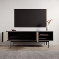 Antigo - TV-Meubel - Beige/Antraciet - 123x43x43 cm
