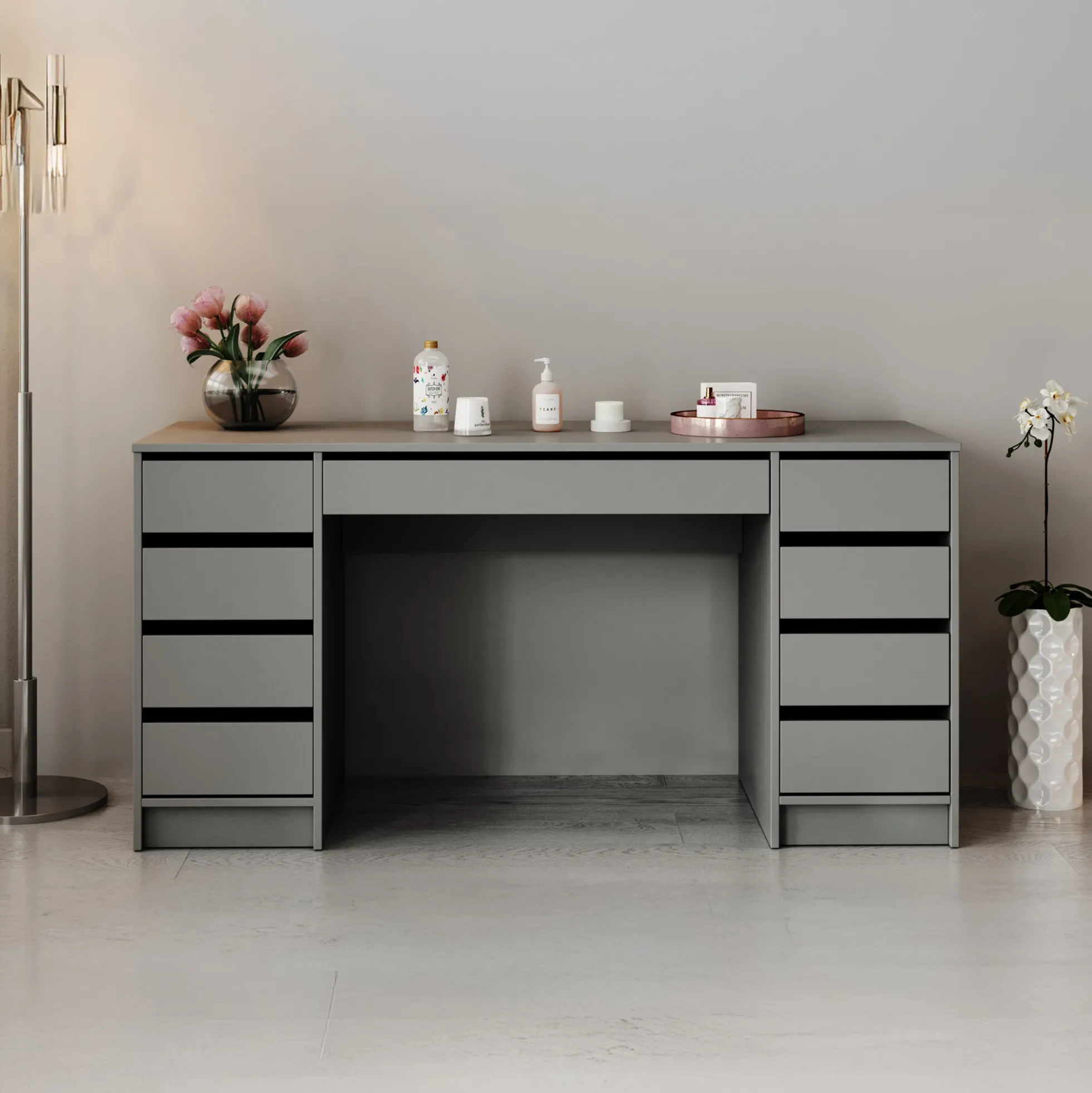 Arco 2 - Kaptafel - Antraciet - 154x55 cm