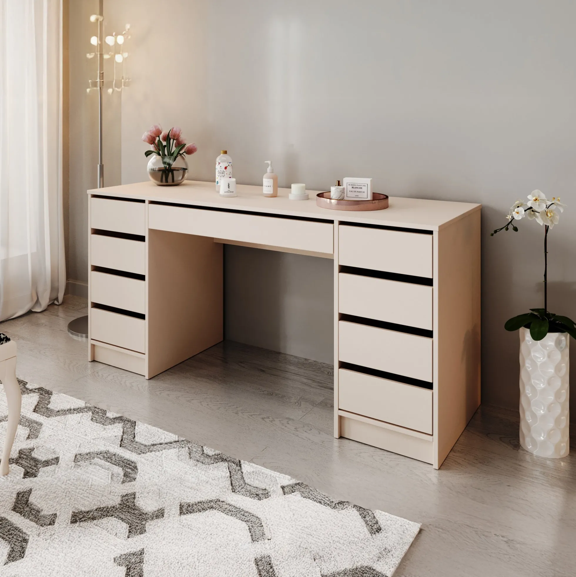 Arco 2 - Kaptafel - Beige - 154x55 cm