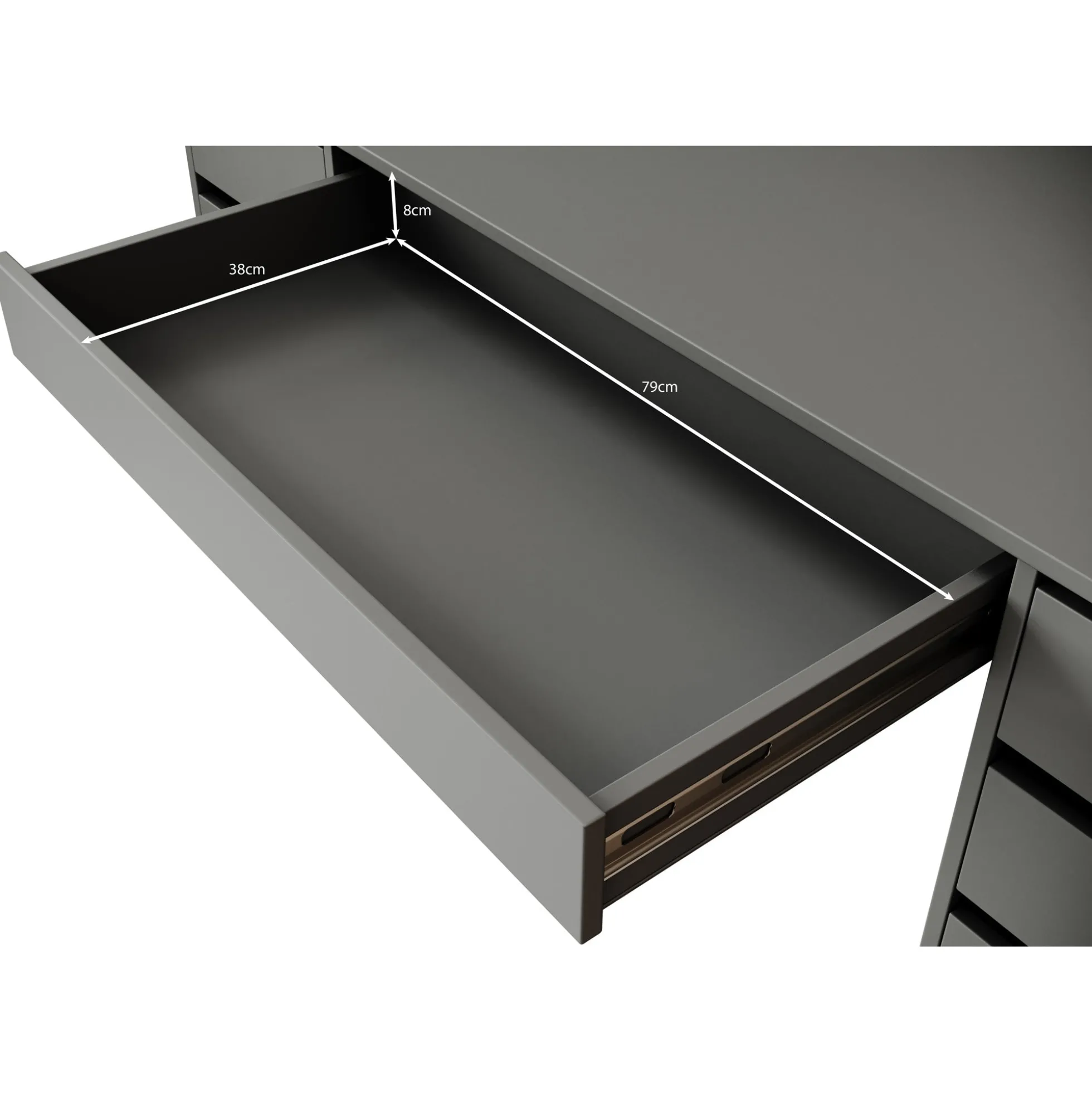 Arco 2 - Kaptafel - Wit - 154x55 cm