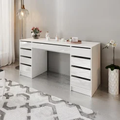 Arco 2 - Kaptafel - Wit hoogglans - 154x55 cm