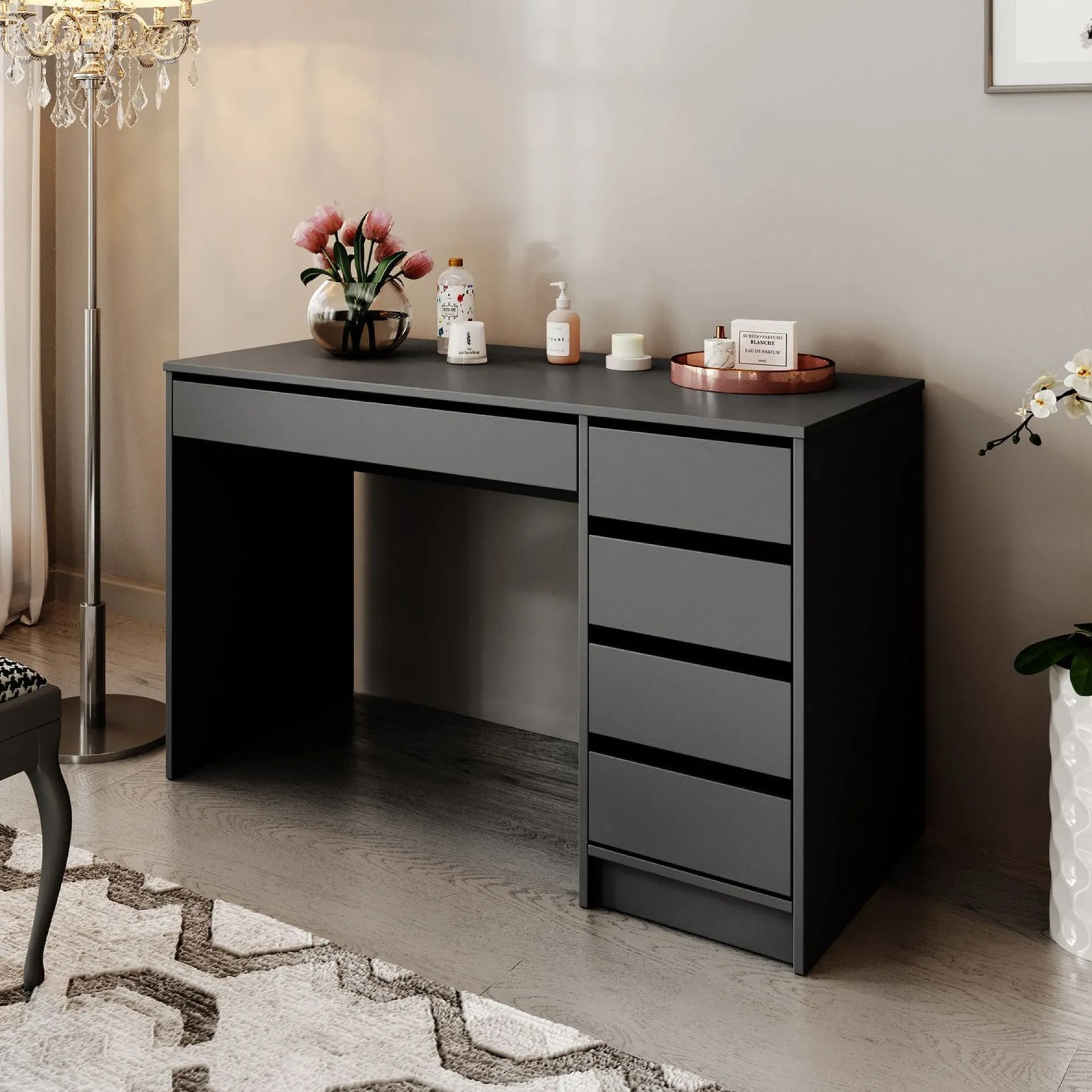 Arco - Kaptafel - Antraciet - 120x55 cm
