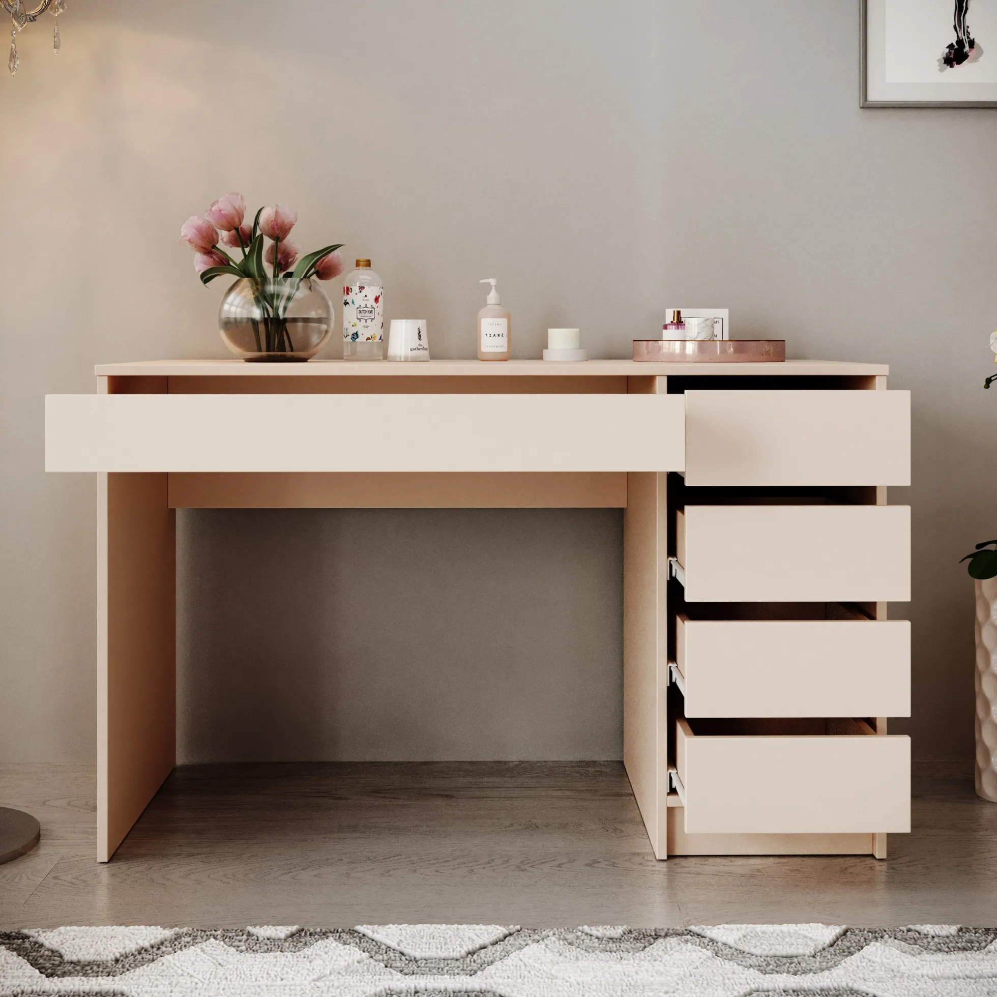 Arco - Kaptafel - Beige - 120x55 cm