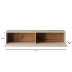 Arda - TV-Meubel - Beige - 154x42x32 cm