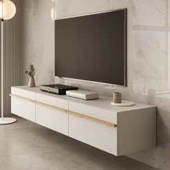 Arda - TV-Meubel - Beige - 192x42x32 cm