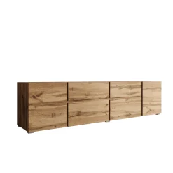Aroji - TV-Meubel - Eikenpatroon - 195x40x48 cm