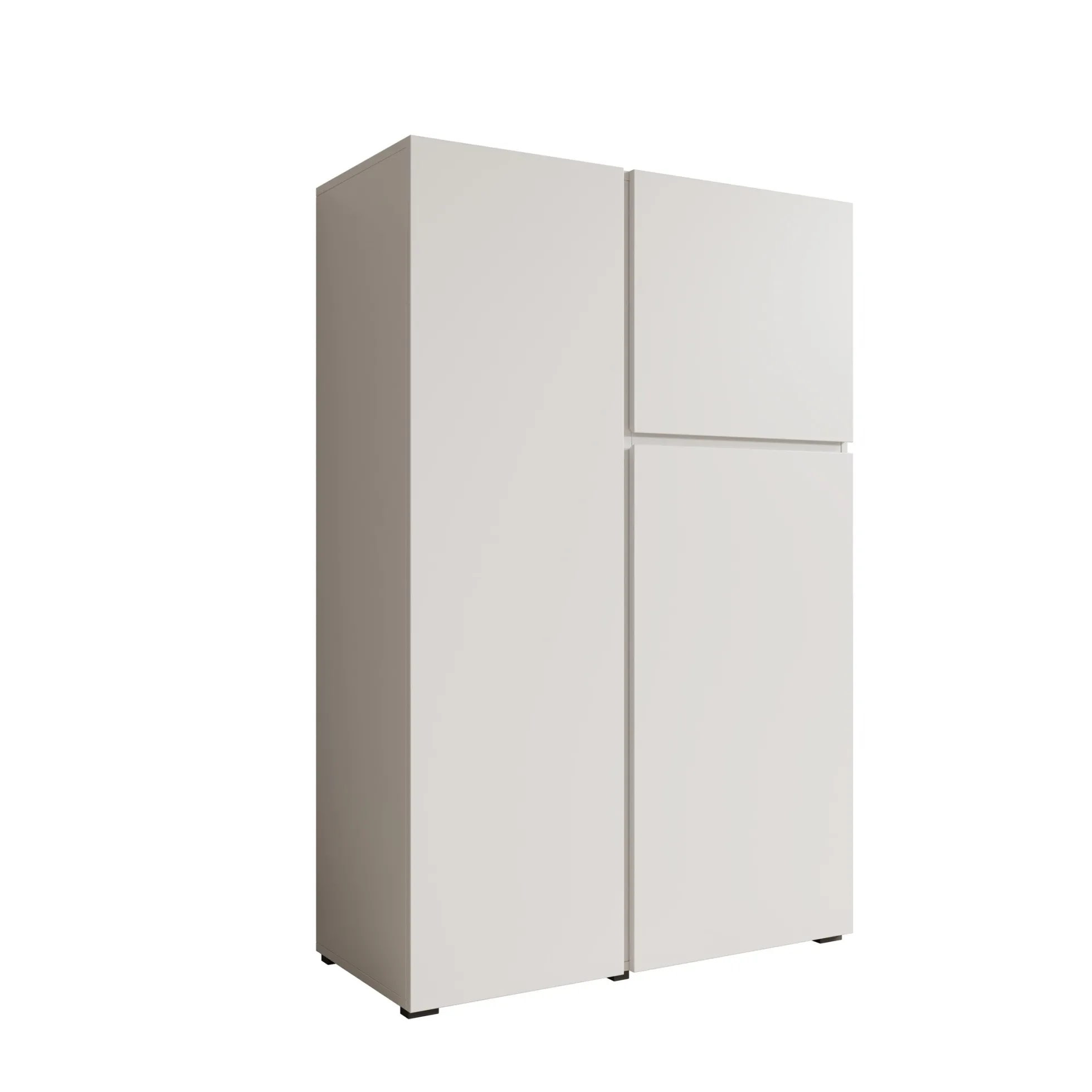 Aroji - Vitrinekast - Wit - 92x40x139 cm