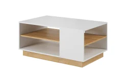 Ashley - Salontafel - Wit/eiken