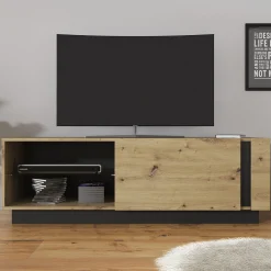 Ashley - TV-Meubel - Eiken/grijs - 138 cm