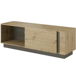 Ashley - TV-Meubel - Eiken/grijs - 138 cm