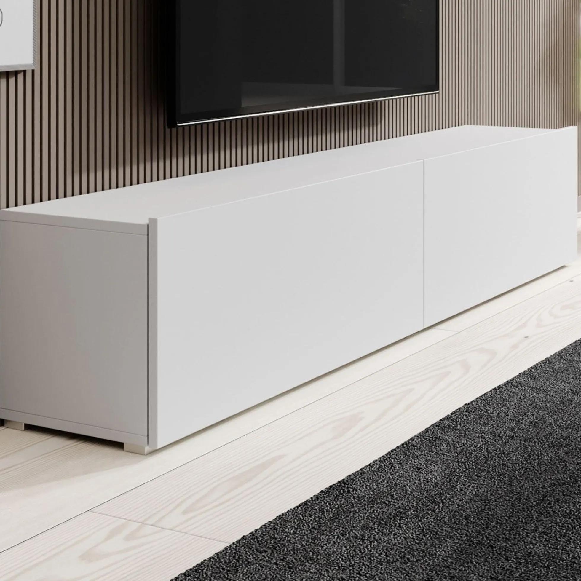 Asilento - TV-Meubel - Mat wit - 180 cm