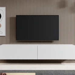 Asilento - TV-Meubel - Mat wit - 180 cm
