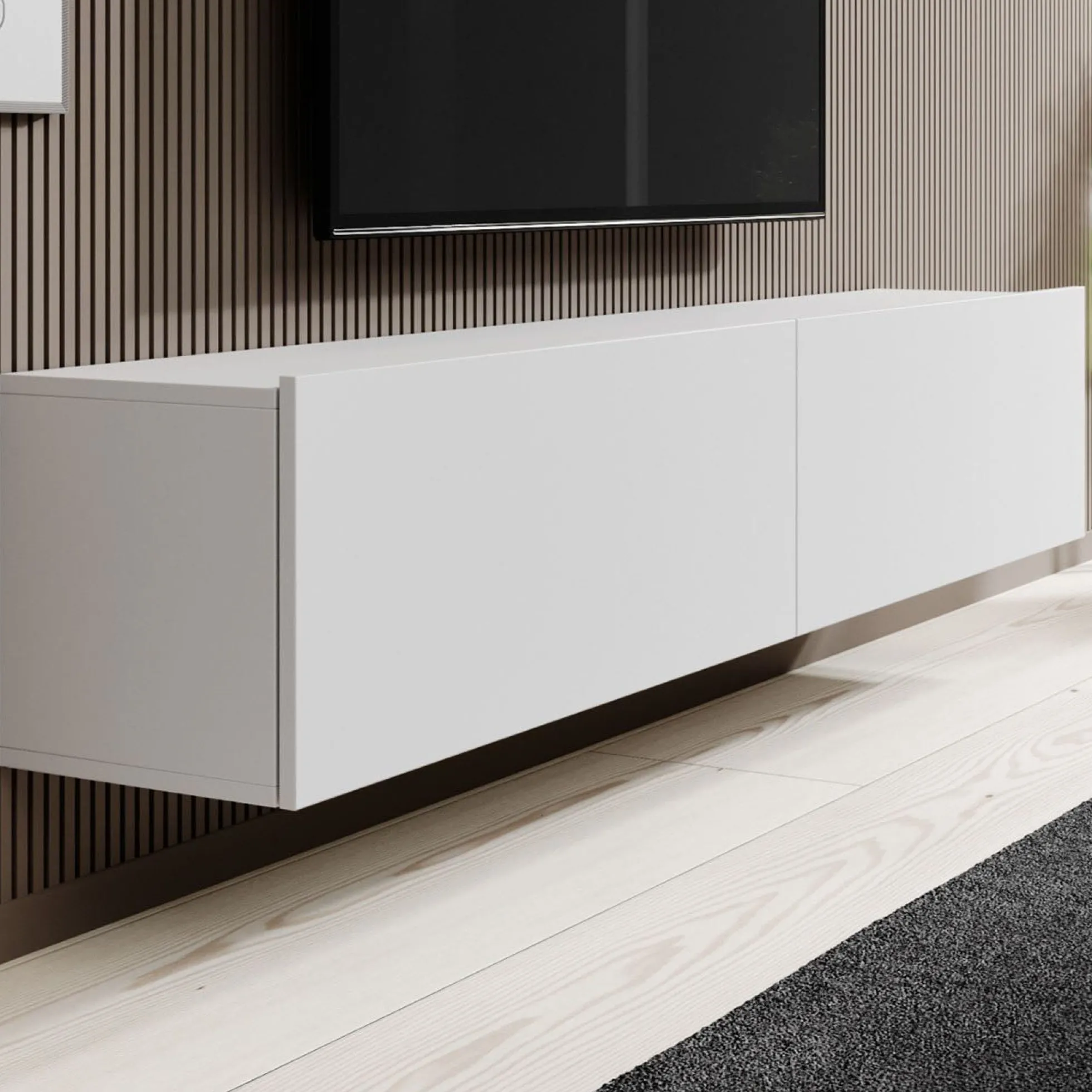 Asilento - TV-Meubel - Mat wit - 180 cm