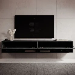 Asino - TV-Meubel - Grijs - 180 cm