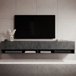 Asino - TV-Meubel - Grijs - 180 cm