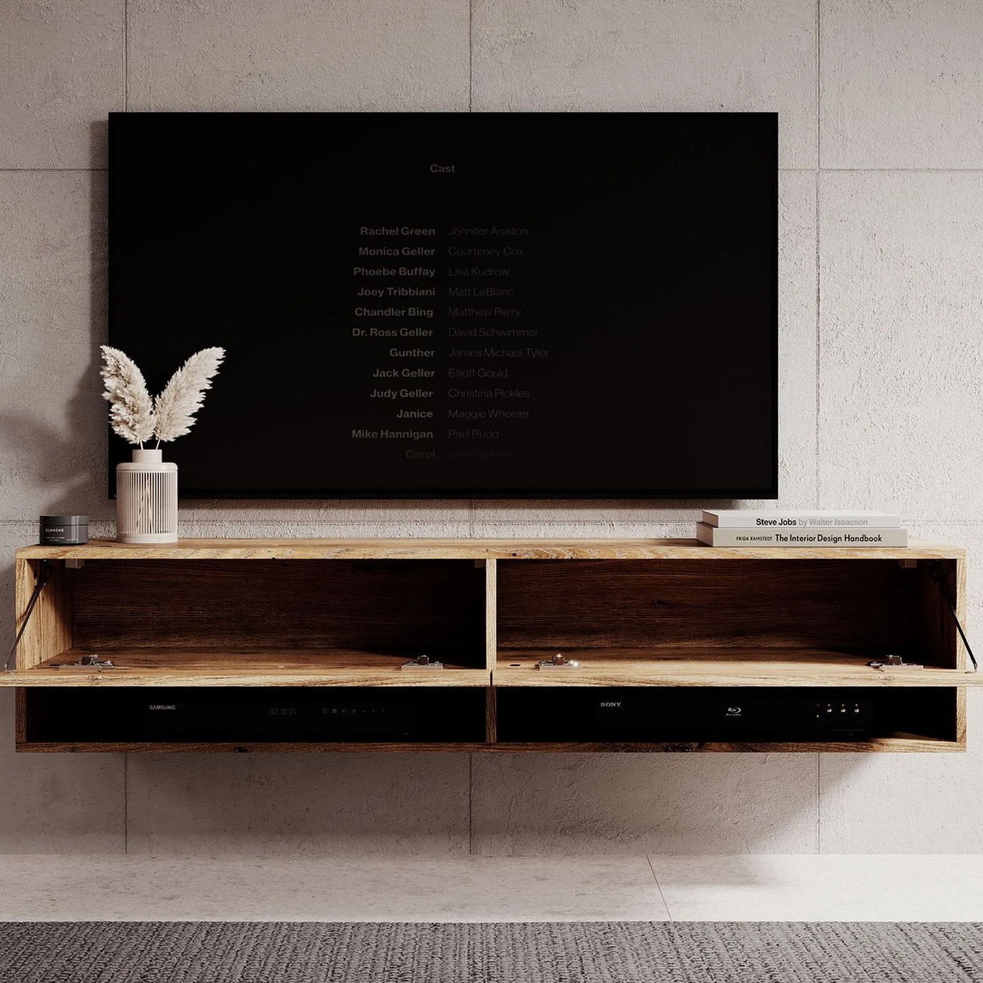 Asino - TV-Meubel - Kastanje - 140 cm