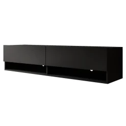 Asino - TV-Meubel - Mat zwart - 140 cm